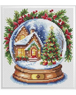 Broderikit Billede Snedrømmehuset - Collection D'Art