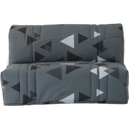 BZ DREAM bænksæde - Bikinigrå - 2 sæder - 100% bomuld - L 145 x D 100 x H 90 cm