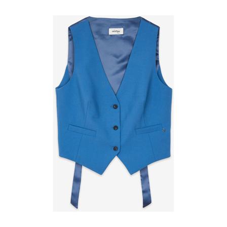 Ottod'Ame, Suit Vests Blauw, Dames, Maat:S