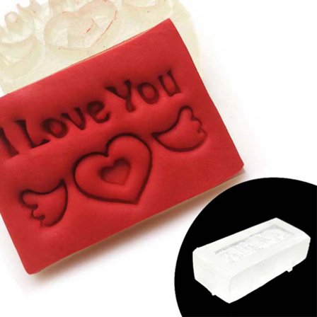 Akryl Transparent Stämpel för Tvål Naturlig Eterisk Olja Tvål Tillverkningsverktyg