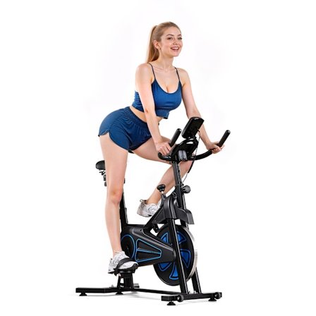Formill QK116C Magnetisk Motionscykel – Ultratyst Indoor Cycling Bike med 6 kg svänghjul, justerbar sadel och styr, LCD-skärm och