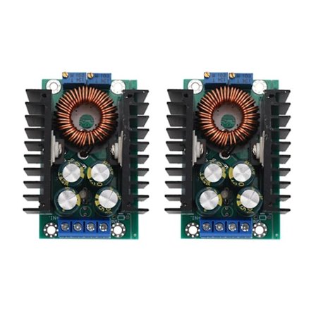 2x Dc-dc Cc Cv Buck Converter Step-down Power Module 7-32v Til 0.8-28v 12a 300w