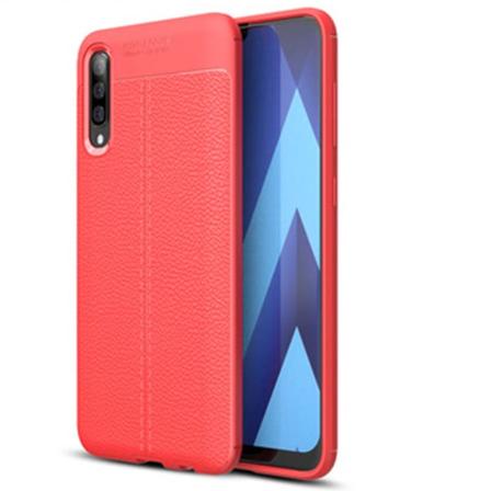 Samsung Galaxy A70 - Skyddande Skal i TPU Silikon Röd