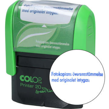 Stempel "Bekreft Kopi Av Origi