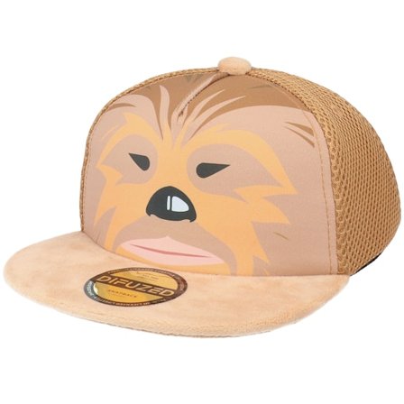 Difuzed - Braun trucker Cap - Star Wars Chewbacca Brown Tucker @ Hatstore