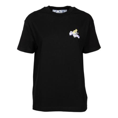 Off White T-Shirts Sort, Dame