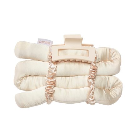 Lenoites Heatless Curls In Mulberry Silk Golden Sand, Hår, Styling Tools, Curlers