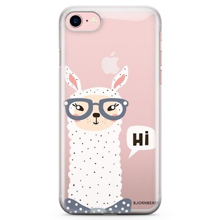 Bjornberry iPhone 7 TPU Skal - Söt Lama