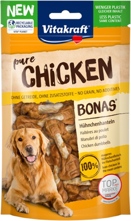 Vitakraft - Dog Pure Chicken XXL 80 g - Hund - Hundegodbiter & tyggebein - Naturlige godbiter for hund - ZOO.no