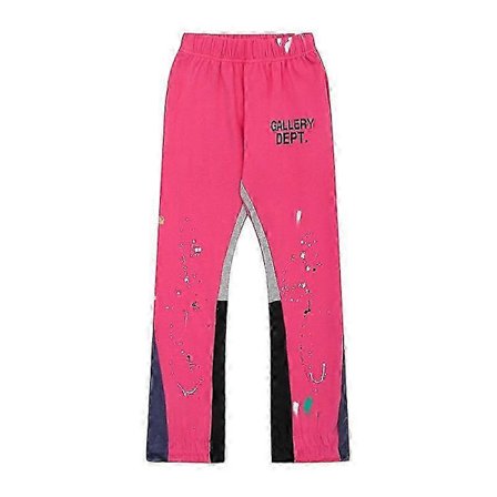 Udenlandske Ordre Gallery Dept Håndmalet Stænk-Blæk Syning Snøre High Street Casual Sweatpants Bootcut Bukser Herre Sport
