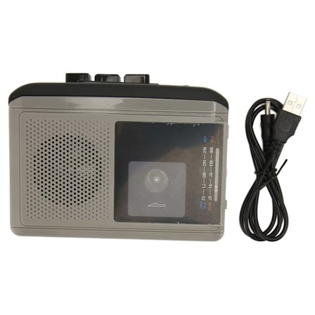 Bærbar kassettspiller Multifunksjon Klar lyd AM FM Radio Kassettspiller for hjemmet Fritid