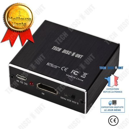 HDMI-omvandlare - TD - 4Kx2K - 5.1 ljudavkodning - 3D surround - Elegant design