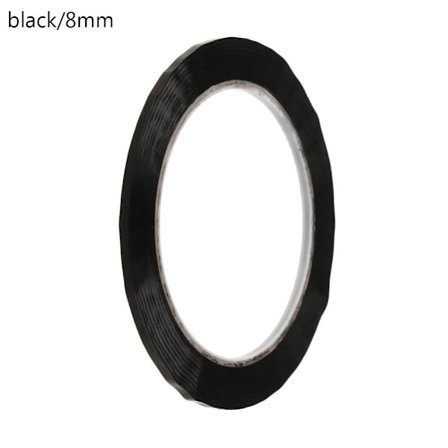 1 st Desktop Positioneringstejp Markeringstejp SVART 8MM