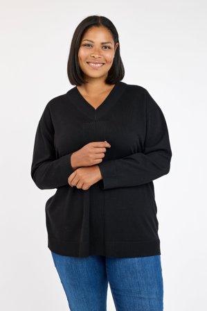 CISO - Langærmet Strik - Sort