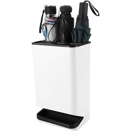 Avtakbar paraplystativ i plast, paraplyoppbevaringsstativ, 6 hull