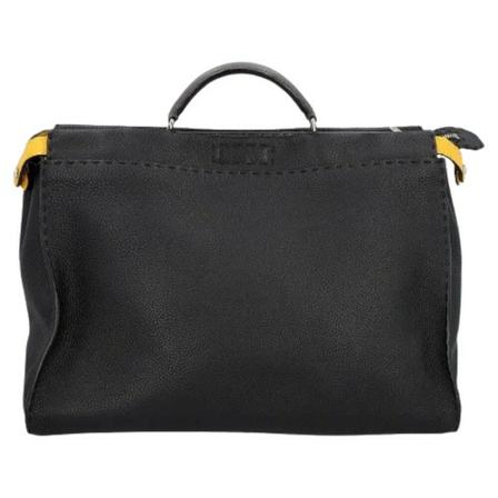 Fendi Vintage, Pre-owned Leather handbags Zwart, Dames, Maat:ONE Size,leer