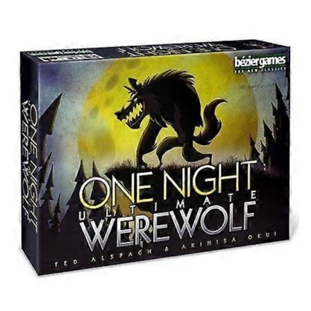 One Night Ultimate Werewolf: Hauska peli 3-10 pelaajalle, ikä 8+ [DB]