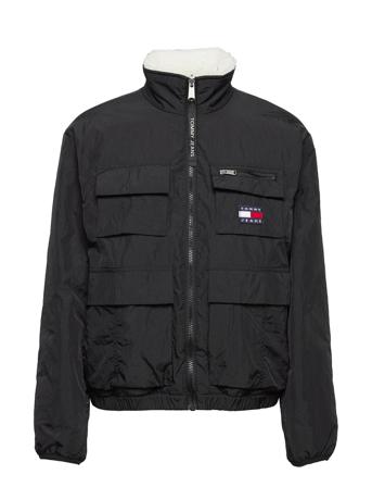 Tjw Reversible Sherpa Jacket Black Tommy Jeans