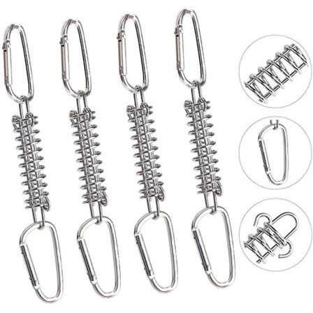 ING Telt Spændingsfjeder Pakke med 4 Markise Fastgørelse Styrke Fjeder Spænde Fjeder Spænde Teltfjedre Telt Fastgørelses Tilbehør til Telte Spænding