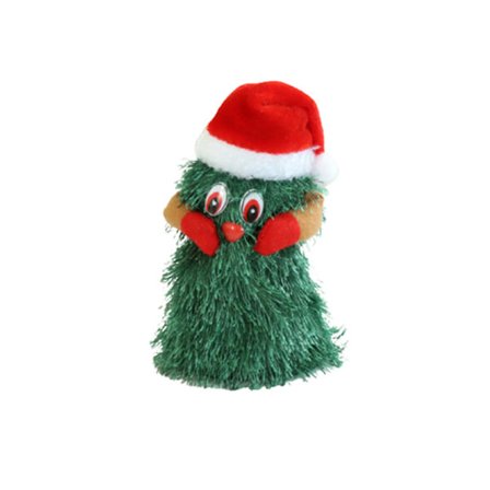 Elektrisk Juletræ Roterende Dansende Musik Legetøj Batteridrevet Bordpynt Julehjem