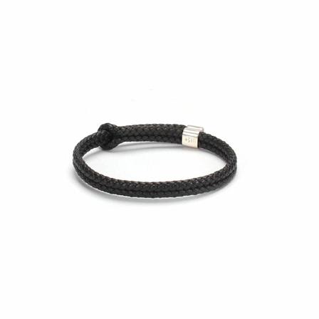 Bottega Veneta Vintage Pre-Owned Intrecciato Wrap Bracelet , Zwart , Dames , Maat: ONE Size Vintage Sieraden
