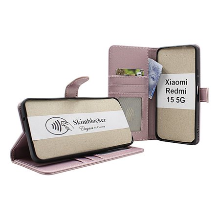 Skimblocker Xiaomi Redmi 15 5G Plånboksfodral