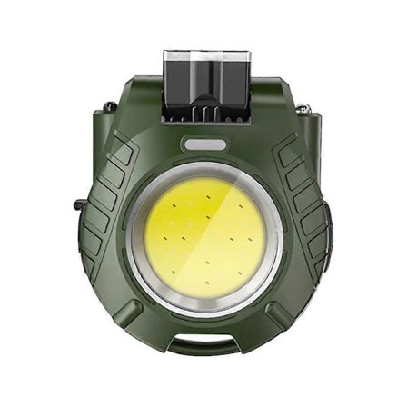 Svart Uppladdningsbar Keps-Clip Lampa Pannlampa Hatt Sensor Ficklampa Camping