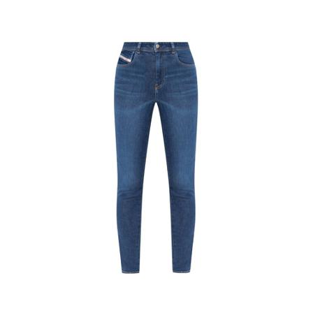 Diesel, 1984 Slandy-High Jeans Blauw, Dames, Maat:W25 L34,Patches