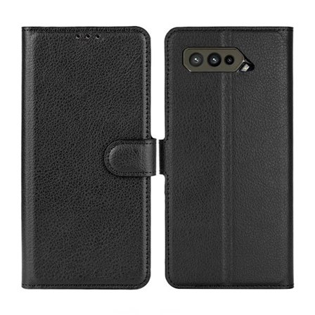 Asus ROG Phone 5s Plånboksfodral med Stativ - Svart