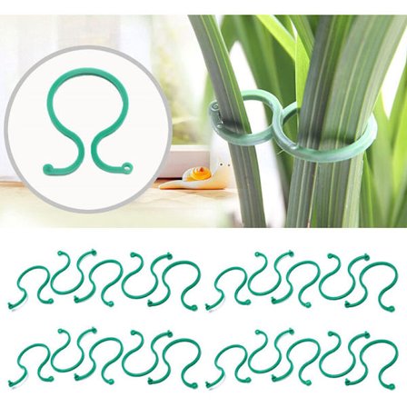 Puutarhaklipsit 200 kpl Uudelleenkäytettävät tomaattiklipsit kiipeilykasveille