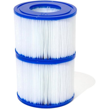 2-pack BESTWAY Typ 6 Filterpatroner för Spabad 60311 Blå