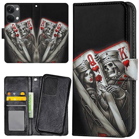 OnePlus Nord 3 5G - Lompakkokotelo/Kuoret King Queen Korttipakka