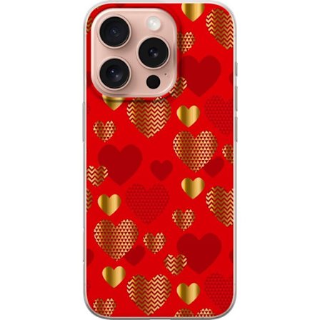 Yhteensopiva Puhelinkuori Apple Apple iPhone 16 Pro GoldenHearts