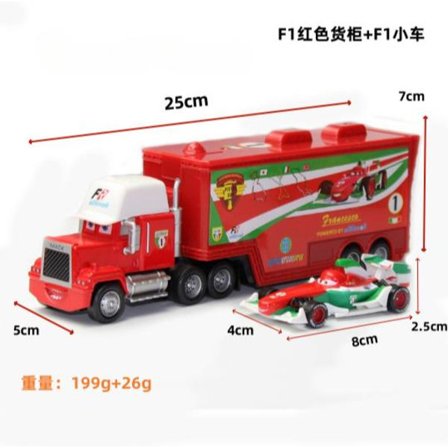 Disney Pixar Autot Chick Hicks Salama McQueen Mack Kuljetusauto & Auto Lelut [GPA]