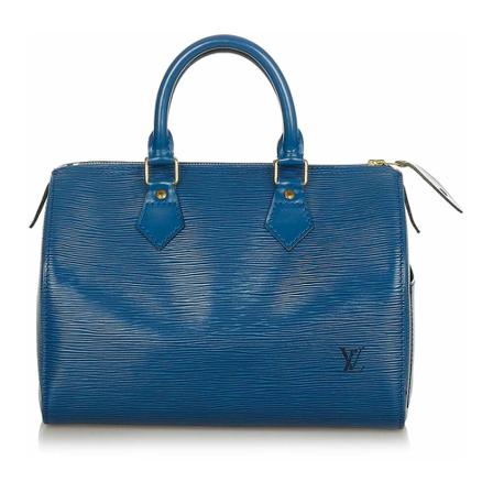 Louis Vuitton Vintage, Pre-owned Handbag Blauw, Dames, Maat:ONE Size