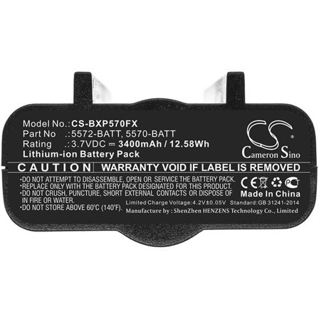 Batteri til lommelykt for Nightstick XPP-5570, XPR-5572