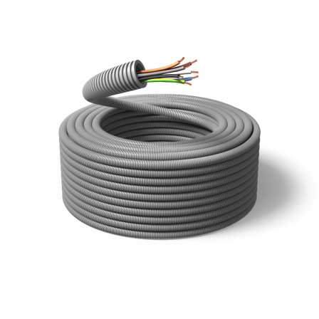 PM FLEX FQ Installationskabel fördragen, 100 m 7G1.5 mm², ytter-Ø20 mm, Anslutningsdon & kablar