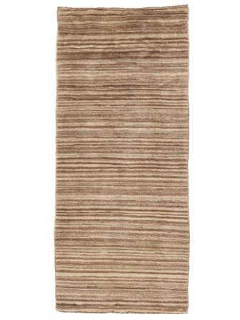 Gabbeh Persisk Fine 88X202 Hallmatta Brun/Orange Ull, Persien