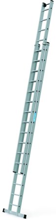 Zarges Everest 2E Utskjutsstege 2-delad 2x16 stegpinnar, längd 8,33 m, Stegar & ställningar