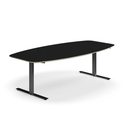 Conference table NOVUS, 2400x1200 mm, black