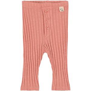 My Little Cozmo Pink Rib Baby Leggings 3 Months - Bottoms - 3 months - Pink - Junge