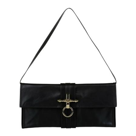Givenchy Pre-owned Obsedia Leather Shoulder Tas , Zwart , Dames , Maat: ONE Size Vintage Tassen