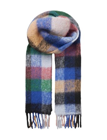 Becksöndergaard Check Anilopa Scarf - Blue - ONE SIZE