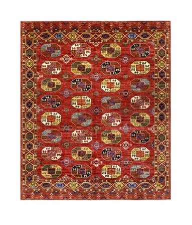 Tkany Ręcznie Kunduz Dywan 244X284 Wełniany Duży