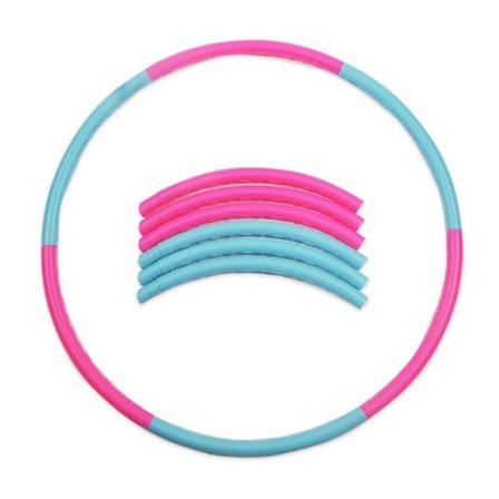 Sportsring for barn, avtakbar justerbar størrelse og vekt, myk treningsring i plast for barn, massasje fitnesssirkel