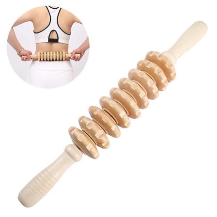 Tillbehör Anti Celluliter Massage Roller Tool Massager Trä