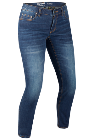 Motorbroek Dames Bering Trust Tapered Blauw Gewassen XXXL