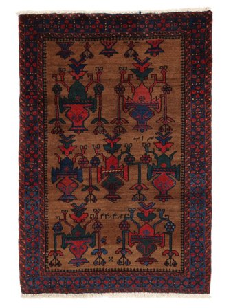 Afshar/Sirjan Teppich Handgeknüpft 82X119 Schwarz/Dunkelrot Persien/Iran