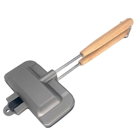 Dobbeltsidig smørbrødgrill Non-Stick Sammenleggbar Grillpanne for Brød Toast-Frokostmaskin Pannekakeprodusent Kjøkken