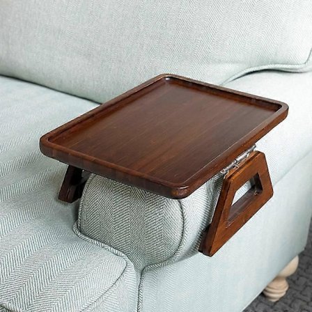 Armbordsbricka för Soffa, Kläms fast på Armstödet